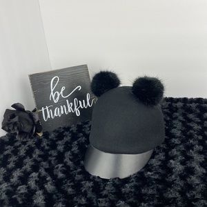 H&M Double Puffball Hat